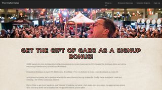 
                            8. Get the Gift of GABS as a signup bonus! - Offer — The Crafty Cabal