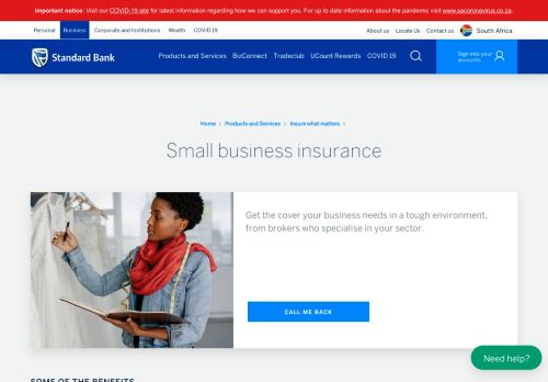 
                            6. Get the insurance your small business needs | Standard Bank