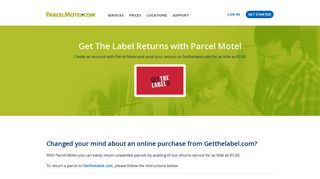 
                            6. Get The Label | Parcel Motel