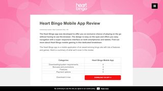 
                            6. Get the most of the Heart Bingo app from this all-inclusive Heart ...