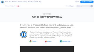 
                            6. Get to know 1Password X - 1Password Support