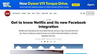 
                            11. Get to know Netflix and its new Facebook integration - CNET