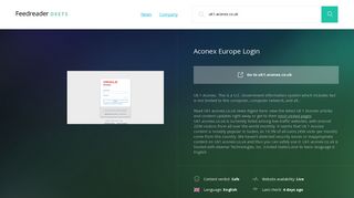 
                            9. Get Uk1.aconex.co.uk news - Aconex Europe Login