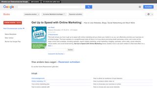 
                            11. Get Up to Speed with Online Marketing: : How to Use Websites, Blogs, ...