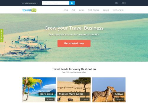 
                            4. Get Verified Travel Leads from Touristlink