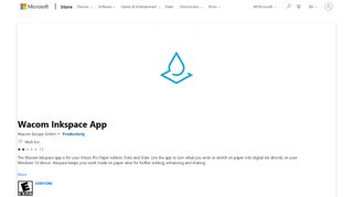 
                            7. Get Wacom Inkspace App - Microsoft Store