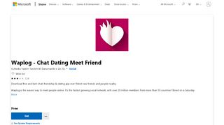 
                            9. Get Waplog - Chat Dating Meet Friend - Microsoft Store