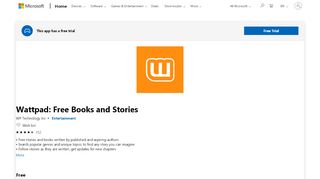 
                            13. Get Wattpad: Free Books and Stories - Microsoft Store