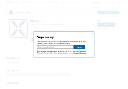 
                            11. Get Xledger - Microsoft Store