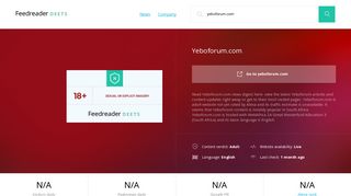 
                            3. Get Yeboforum.com news - Default Web Site Page - Deets Feedreader