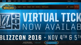 
                            11. Get Your BlizzCon® 2016 Virtual Ticket - World of Warcraft