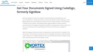 
                            11. Get Your Documents Signed Using CudaSign, formerly SignNow ...