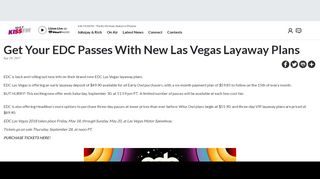 
                            13. Get Your EDC Passes With New Las Vegas Layaway Plans | 104.7 ...