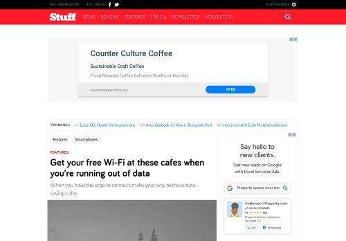 
                            5. Get your free Wi-Fi at these cafes when you're running out of data ...