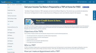 
                            11. Get your Income Tax Return by a TRP at Home for Free - BankBazaar