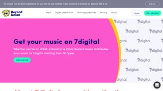 
                            12. Get your music on 7digital - Record Union
