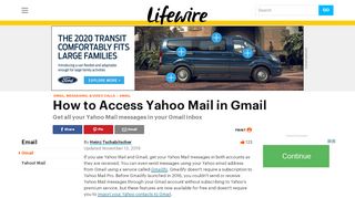 
                            9. Get Your Yahoo! Email in Gmail - Lifewire