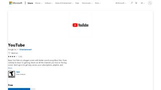 
                            6. Get YouTube - Microsoft Store