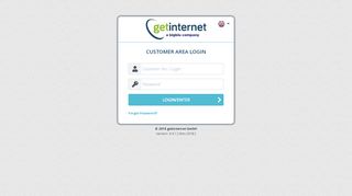 
                            1. getinternet.de | Customer Area