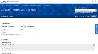 
                            3. getlogin() — Get the user login name - IBM