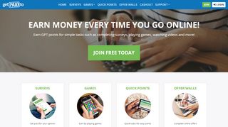 
                            2. GetPaidTo: Earn Money and Cashback Online from Home