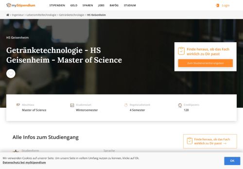 
                            7. Getränketechnologie - HS Geisenheim - Master of Science ...