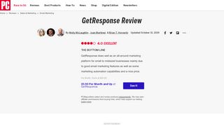 
                            11. GetResponse Review & Rating | PCMag.com