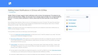
                            8. Getting Instant Notifications in GVoice with GVMax – Customer ...