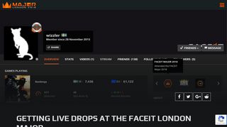 
                            13. Getting live drops at the FACEIT London Major