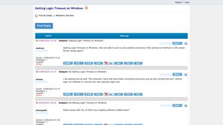 
                            7. Getting Login Timeout on Windows - iChano
