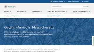 
                            9. Getting Married in Massachusetts | Mass.gov
