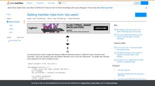 
                            11. Getting member roles from 'wix-users' - Stack Overflow