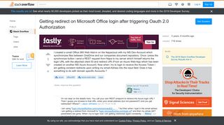 
                            9. Getting redirect on Microsoft Office login after triggering ...