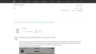 
                            3. Getting “Sign-in Required” message for em… - Apple Community ...