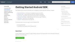 
                            1. Getting Started - Android SDK - Facebook for Developers