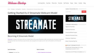 
                            6. Getting Started As A Streamate Webcam Model - Webcam Startup