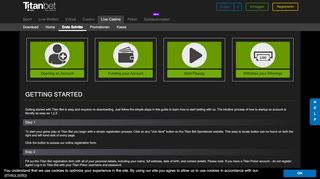 
                            6. Getting Started at Titanbet Live Casino - Winner.com - Titanbet.com