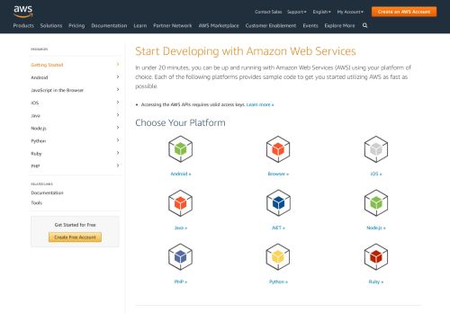 
                            6. Getting Started - AWS - Amazon.com