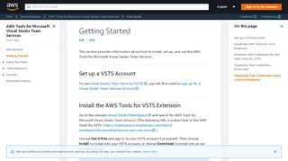 
                            11. Getting Started - AWS Tools for Microsoft Visual Studio Team Services