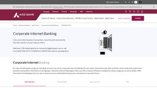 
                            12. Getting Started - Axis Bank