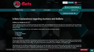 
                            6. Getting started guide at b-Bets online casino