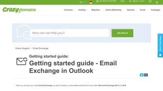 
                            5. Getting started guide - Email Exchange in Outlook - Crazy Domains ...