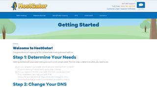 
                            6. Getting Started - HostGator