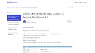 
                            7. Getting Started: How to setup Unbabel for Zendesk Help Center 3.0 ...