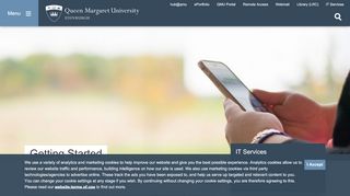 
                            4. Getting Started | IT Services | Queen Margaret University