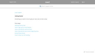 
                            10. Getting Started – Line2 Support