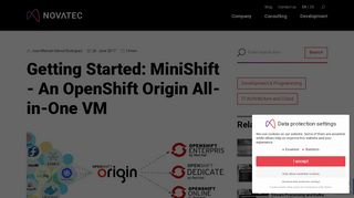 
                            12. Getting Started: MiniShift - An OpenShift Origin All-in-One VM | Novatec