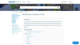 
                            11. Getting Started on PC and Mac – Zoom Help Center - Zoom Support