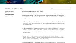 
                            7. Getting Started on the Web – Strava Support