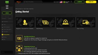 
                            9. Getting started! play online casino games | New ... - 888 casino NJ